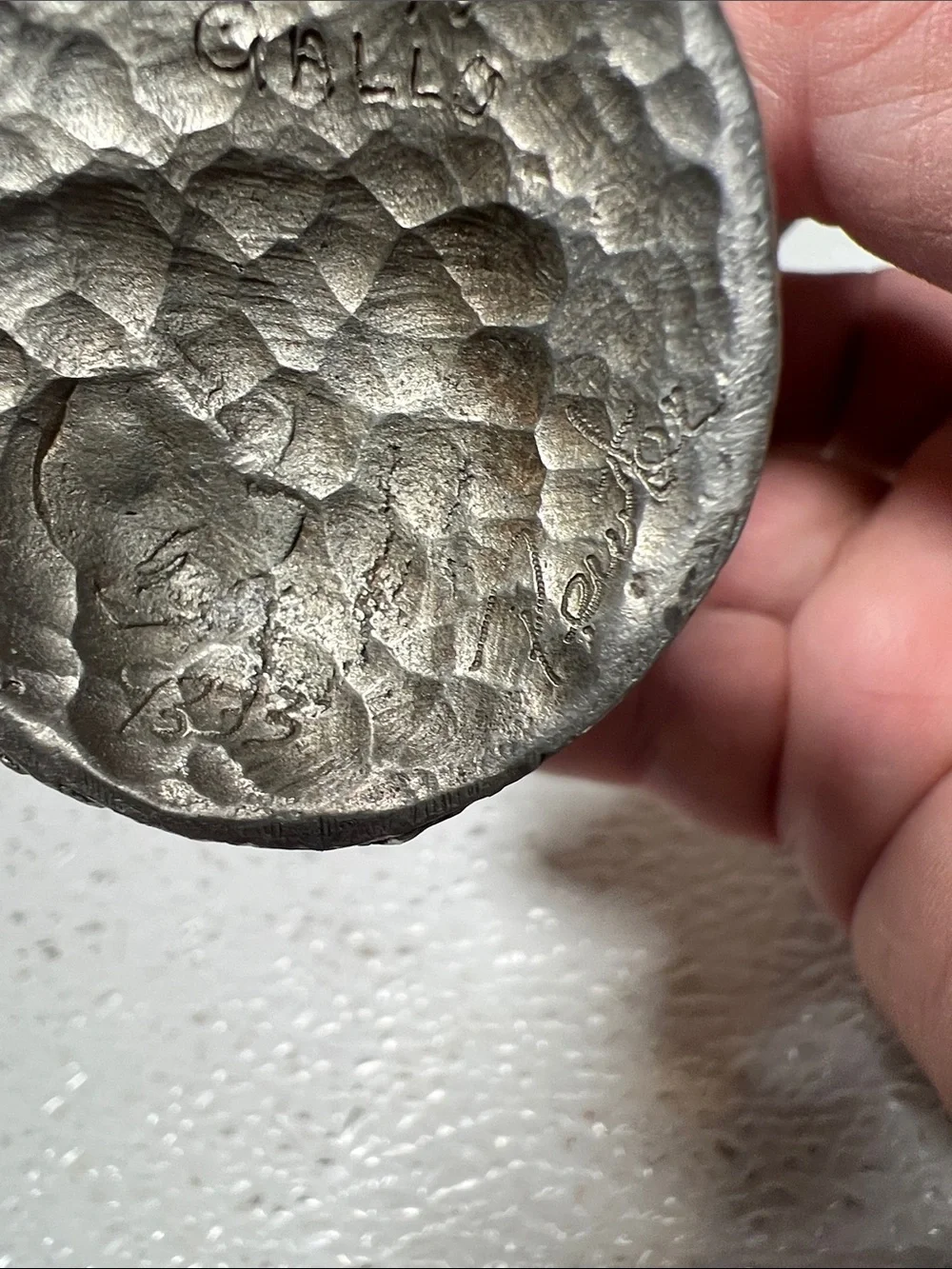 N/A detailed pewter